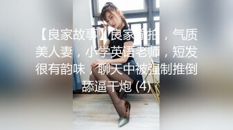 【良家故事】良家偷拍，气质美人妻，小学英语老师，短发很有韵味，聊天中被强制推倒舔逼干炮 (4)