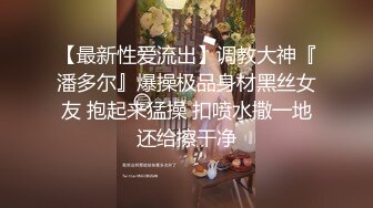 【最新性爱流出】调教大神『潘多尔』爆操极品身材黑丝女友 抱起来猛操 扣喷水撒一地还给擦干净